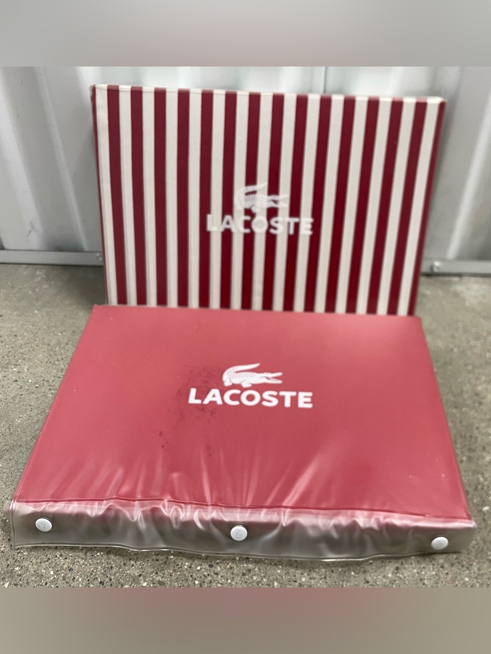 Lacoste Red Sheet Set Luxurious Bedding
